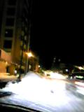 札幌の雪道